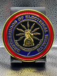 Gold Brotherhood of Electrical Wealth Auto Badge